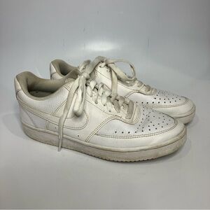 Nike Court‎ Vision low top sneakers all white size 7